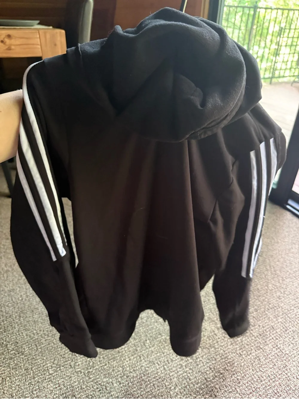 Nike Black Jacket with Gold Swoosh Detail